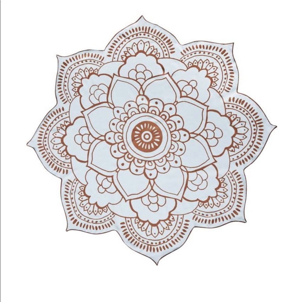 ViX Blue Lotus Shaped Towel New
